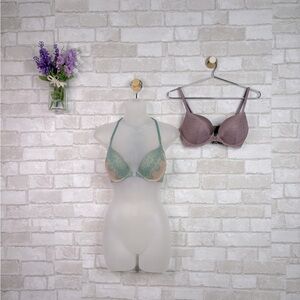 TWO Victoria’s Secret Dream Angel/Very Sexy Push Up Bras 32D